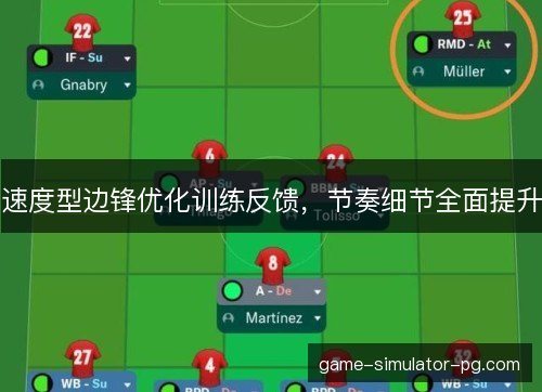 速度型边锋优化训练反馈，节奏细节全面提升